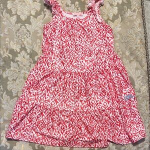 Tommy Bahama Pink/Coral and White Kids Dress
